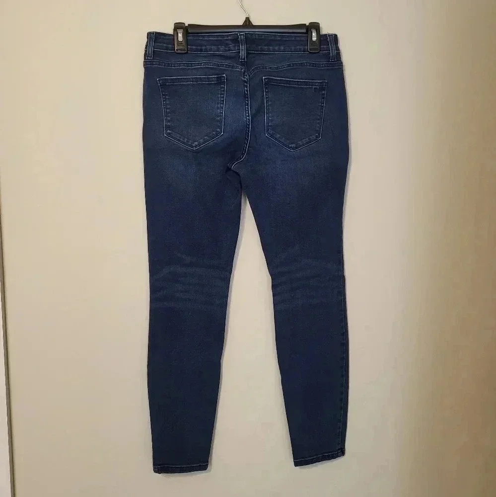 Vineyard Vine Dark Blue Denim Skinny Ankle Jeans(8)
